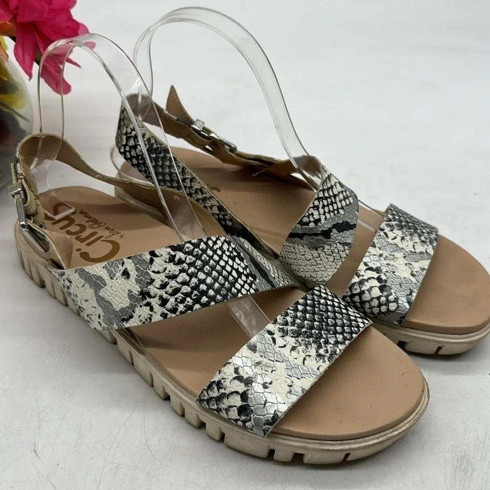 Circus by Sam Edelman Snakeskin Sandals Size 9 MCS4998C